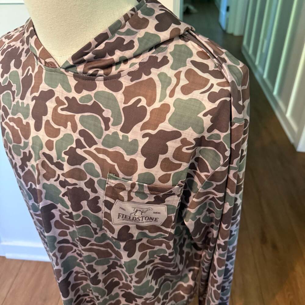 Fieldstone Sporting Lifestyle Brand Camo Performance Hoodie XL - Picture 3 of 5